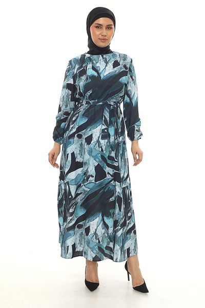 Butik Women's plus size print dress