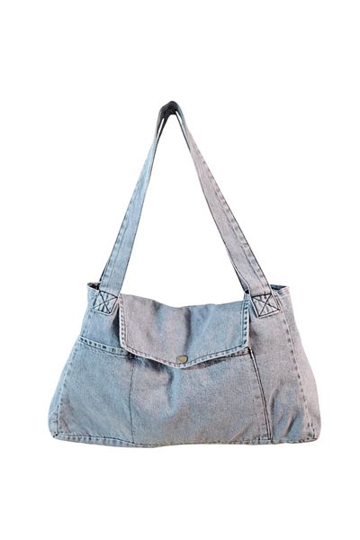 moda camiya Geantă de blugi albastru deschis Trend