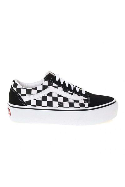 Vans Ua Old Skool Platform Vn0A3B3Uhrk1 Unisex Black Casual Sneaker Shoes