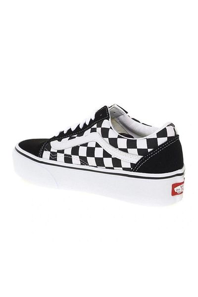 Vans Ua Old Skool Platform Vn0A3B3Uhrk1 Unisex Black Casual Sneaker Shoes