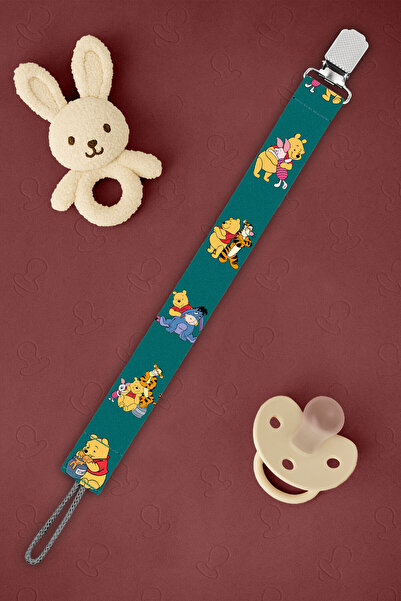 Mızıkçı Winnie The Pooh Emzik Askısı Emzik Zinciri Emzik Tutacağı Emzirme Aks...