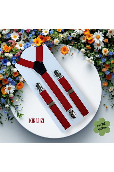 Özyıldırım Çarşı Pazar Children's Trouser Belt with Suspenders