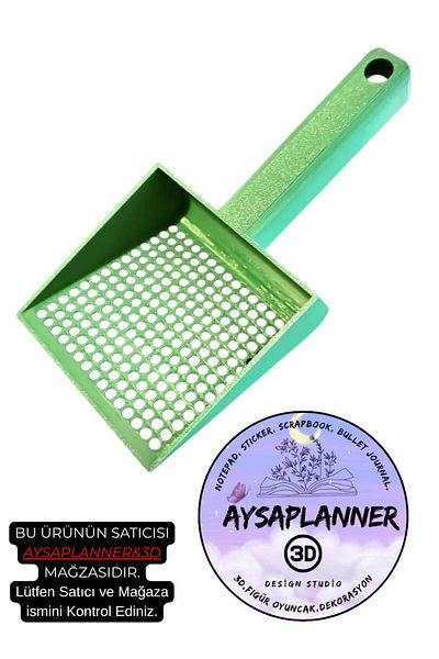 aysaplanner Small Hole Cat Litter Cleaning Shovel Narrow Pitch Pet Toilet Cleaning Sieve Strainer