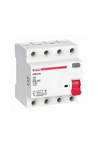 Himel Hdb3vr440sc 4x40a 30 Ma Kaçak Akım Koruma Rölesi