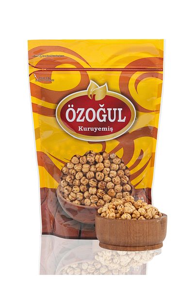özoğul kuruyemiş Roasted Yellow Chickpeas (Salt Free) 500 Gr