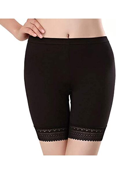 Glamroot بنطلون أمان نسائي/بنات عالي الخصر من القطن المرن بأربعة اتجاهات/شورت...