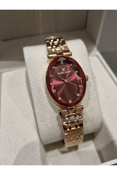 Daniel Klein Rose Steel Bracelet Women's Wristwatch Gift Bracelet