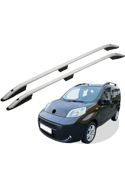 Niken Fiat Fiorino Tavan Çıtası Port Bagaj Taşıyıcı Uzun Gri