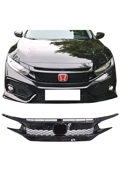 autogp Honda Civic Fk7 Için Uygundur Ön Panjur Ve Far Kaşları Typer Model 2016