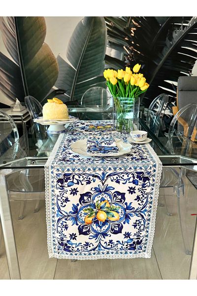 white rabbit home Αμάλφι Λεμόνι με μοτίβο (45.130CM)