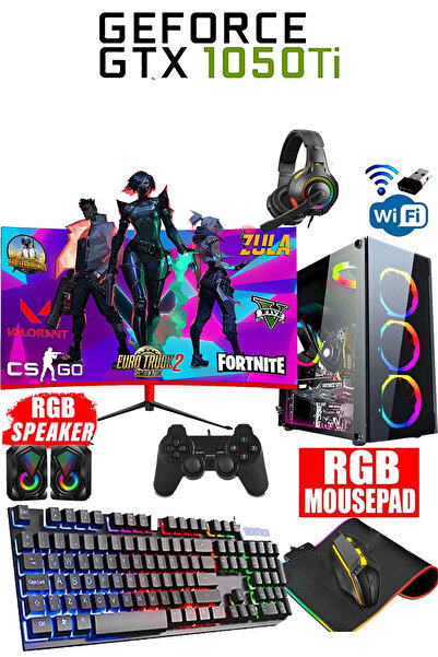 Dmc N74x (PUBG,GTA 5) I7-2600,16gb Ram,512gb Ssd,4gb Gtx1050ti Ekran Kartı,24"oyuncu Masaüstü Bilgisayar