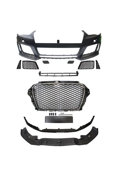 autogp Audi A3 Rs3 Ön Tampon Ve Panjur Set 2013 / 2016 8v