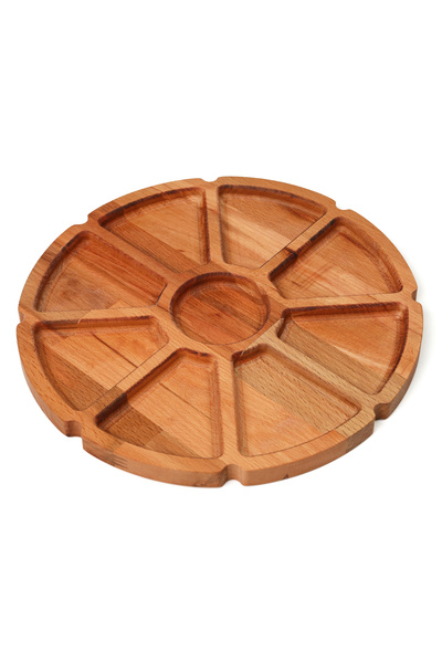 TBT Wooden 9 Compartment Presentation Tray (Snacks, Breakfast, Treats) (30X30...