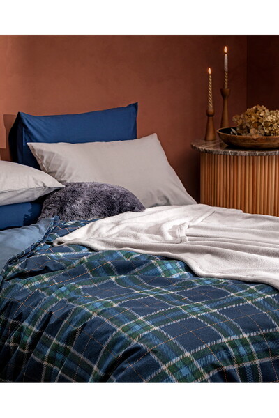 Madame Coco Genre Doppel-Bettbezug-Set - Grau