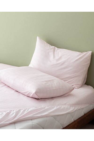 Madame Coco Carlo Spannbettlaken-Set für Doppelbett, 100 % Baumwolle, bedruckt, Ranforce – Granatapfelblüte