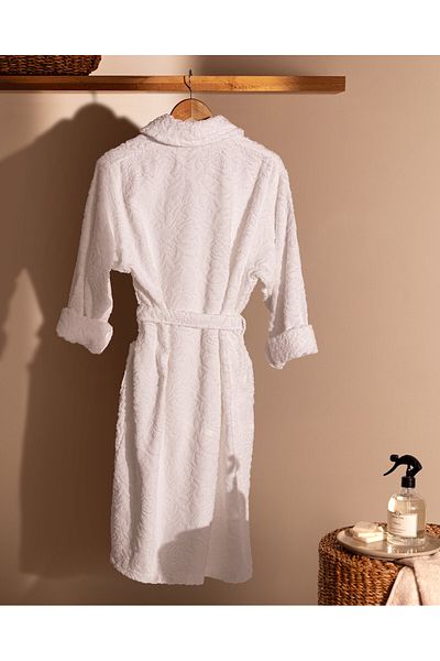 Madame Coco Roesia Schalkragen-Bademantel für Damen