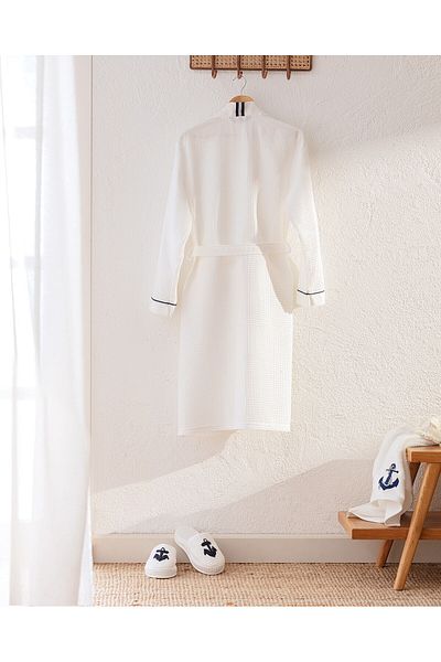 Madame Coco Marty Kimono Unisex Bademantel/Hausschuhe Set