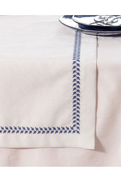 Madame Coco Moselle Runner - Weiß/Marineblau
