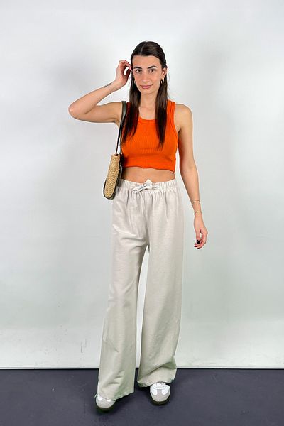 Love The Wind Nature Cotton-Linen Flowy Palazzo Pants