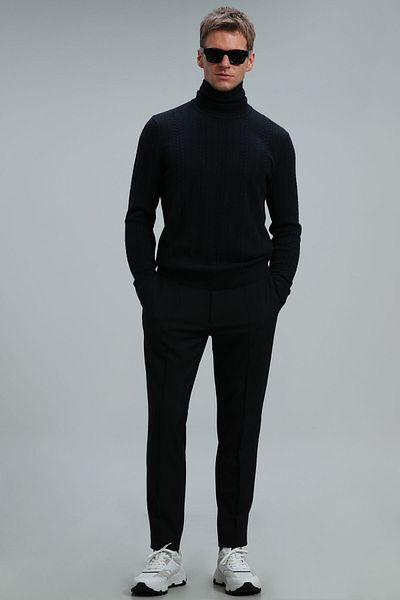 Lufian Ανδρικό πουλόβερ Tony Navy Blue