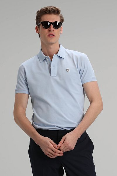 Lufian Laon Sports Polo T-Shirt γαλάζιο