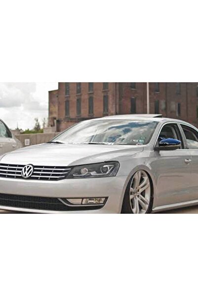 Reyyzen Volkswagen Passat B7 Uyumlu  Yarasa Ayna Kapağı 2011-2014 Jet Black