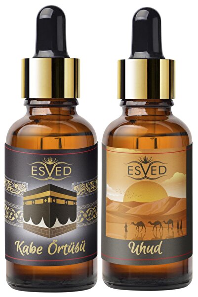 ESVED Kabe Örtüsü Kokusu Ve Uhud Kokusu Saf Esansiyel Uçucu Yağ Buhurdanlık Y...