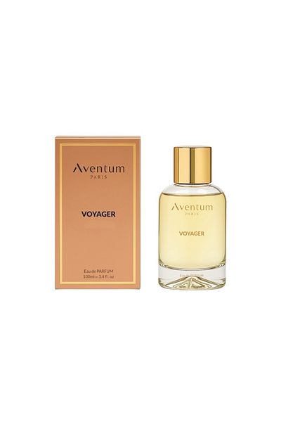Aventum Paris , Apa de Parfum, Voyager, Unisex, 100ml | Dulce-lemnos | Coniac, scortisoara, migdale