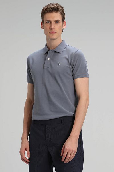 Lufian Laon Sports Polo T- Shirt Dark Gray