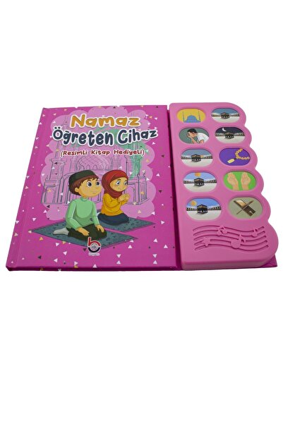 BAYSEM Namaz Öğreten Cihaz Resimli Kitap Seti Pembe