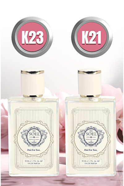 Soel Parfüm K23 Kadın Parfüm ve K21 Kadın Parfüm 50 ML EDP