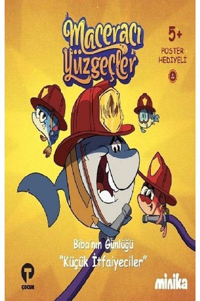 Turkuvaz Kitap Biba's Diary Little Firefighters - Adventurer Fins (Hardcover)-Prayer Rosary Gift