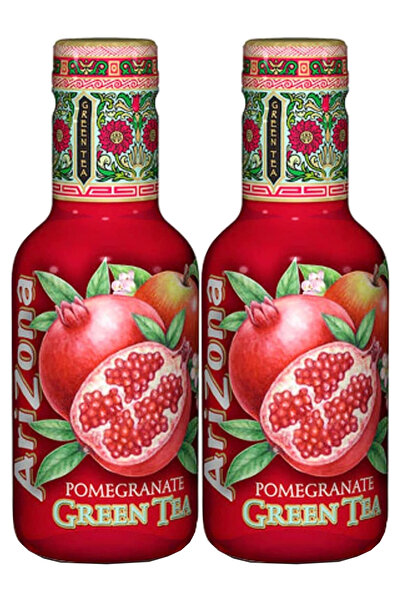 Transmed Arizona Pomegranate Green Tea 450ml 2'İli - Karışık Meyve Aromalı Ye...