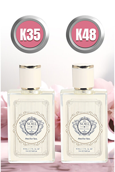 Soel Parfüm K35 Kadın Parfüm ve K48 Kadın Parfüm 50 ML EDP