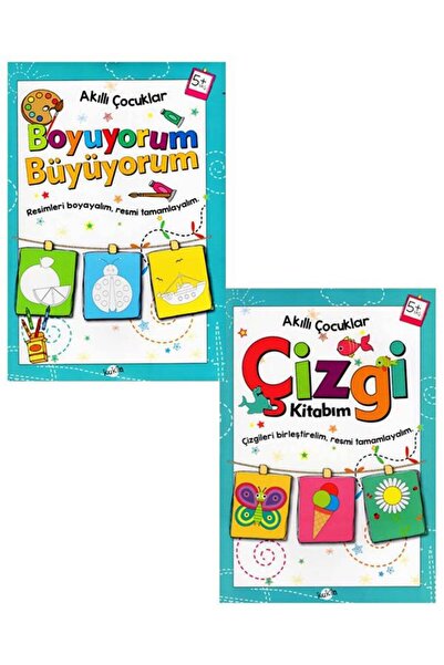 Kukla Yayınları مجموعة كتب الأطفال الذكية My Line وGrow Up I Grow Up مكونة من...