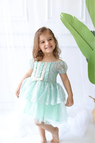 aysskids Rochie de sărbătoare pentru ziua de naștere pentru fetiță Magnolia
