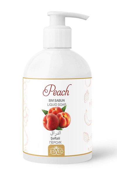 ESVED Peach Scent Liquid Hand Soap 400ml