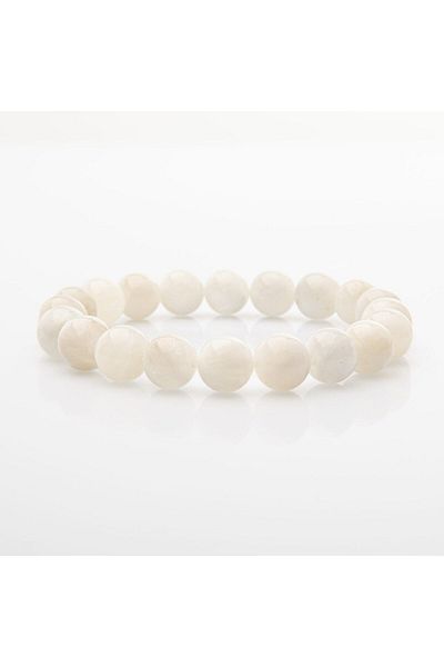 OSMANLI DOĞAL TAŞ Moon Stone 10mm Natural Stone Bracelet