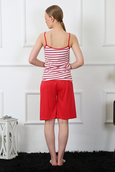 Akbeniz Set Capri cu curea de frânghie pentru femei model 3608