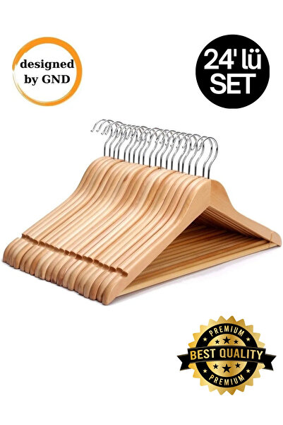 BabyLondy Ahşap Askı Ahşap Elbise Askısı Ahşap Kıyafet Askısı Dolap Düzenleyi...