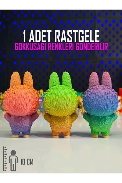 Suelo Butik Surprise Rainbow Colorful Labubu Figure Labubu Figure Toy (1 Pcs)