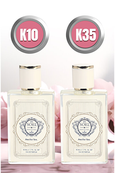 Soel Parfüm K35 Kadın Parfüm ve K10 Kadın Parfüm 50 ML EDP