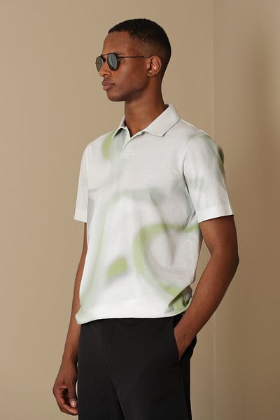 Lufian Ontar Smart Men's Polo T-Shirt Green