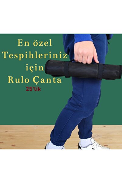 Vulli Hediyelik Tespih Çantası Rulo 25'lik