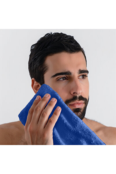 Generic Premium Cotton Face Towel – Quick Dry & Gentle on Skin Blue