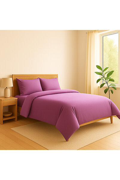 Prime Sleeks طقم غطاء لحاف قطن 100% مفرد مقاس 160×220 سم، طقم ملاءة مطاطية، أ...