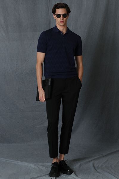 Lufian Παντελόνι Simon Jogger Slim Fit Μαύρο