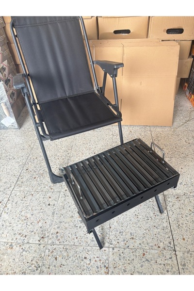 İklim 30x45 Demir Kamp Mangalı Ve Kılıf, Mangal Koruyucu Kılıf Örtü