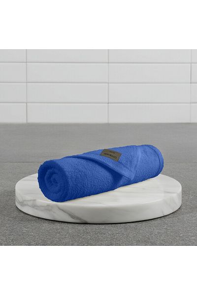 Generic Premium Cotton Face Towel – Quick Dry & Gentle on Skin Blue