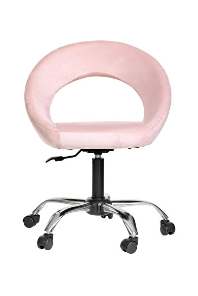 MARKAELZ Krom Metal Ayaklı Ofis Çocuk Odası Çalışma Sandalyesi (AYARLANILABİL...